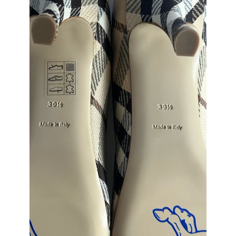 Burberry Women's Pump Alabaster IP Check Shoes 9.5 US (39.5) 8100970 IT NIB $890 - Picture 13 of 15